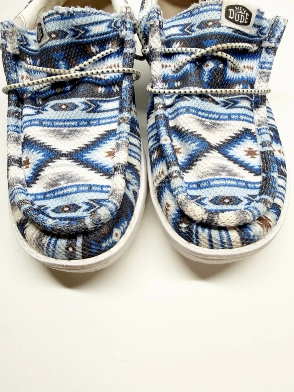 Hey Dude Wally Aztec Western Print Sneakers